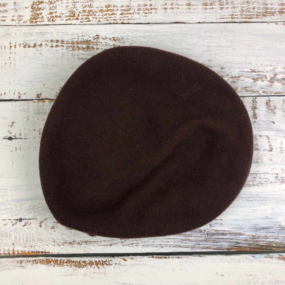 Kangol Brown Wool Newboy Cap Hat Size Large